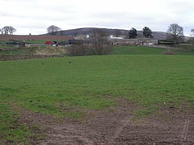 Hillhouse Farm Talkin Fell NY5756 on the skyline.