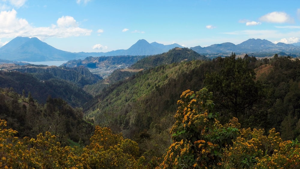 Panoramic view of Quezaltenango, Guatemala