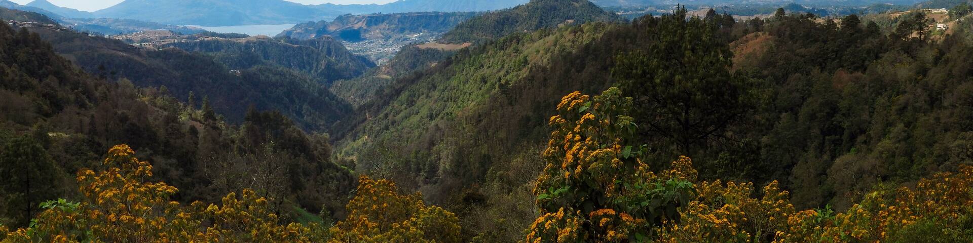 Panoramic view of Quezaltenango, Guatemala