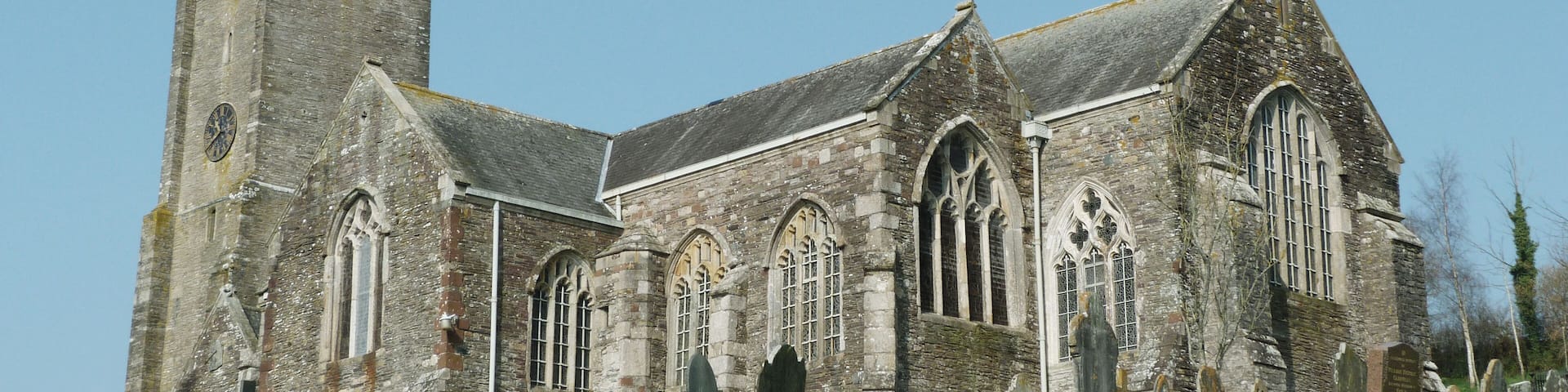 SS Peter and Paul parish church, Ermington, Devon, seen from the southeast