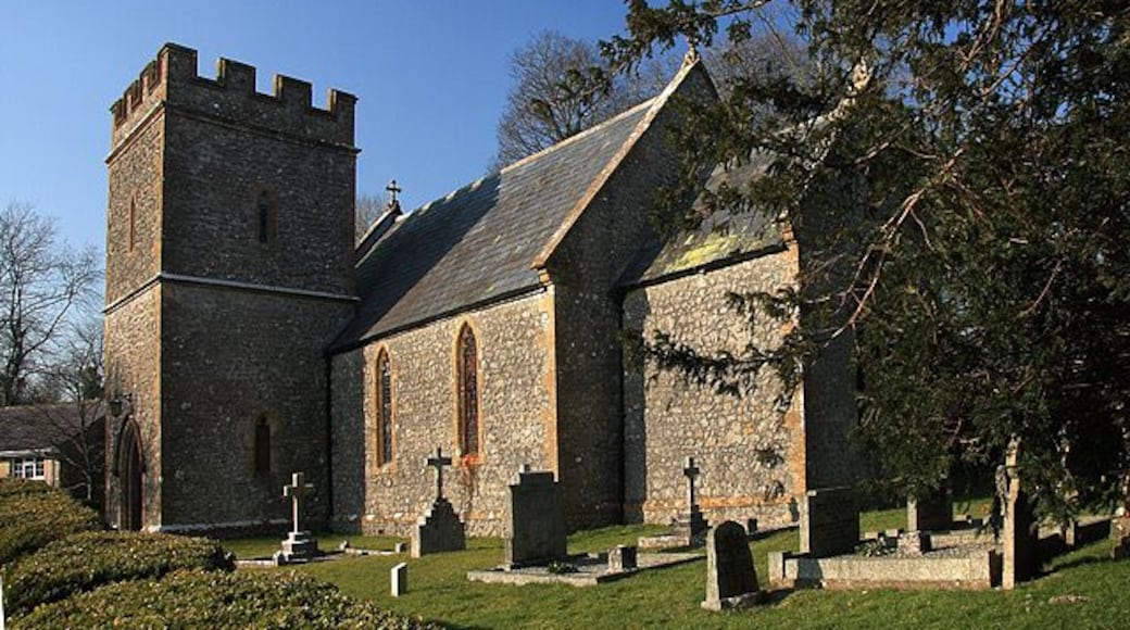 St John's parish church, Toller Whelme, Dorset, seen from the southeast