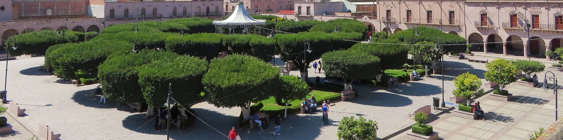 plaza of San Miguel el Alto, Jalisco, Mexico