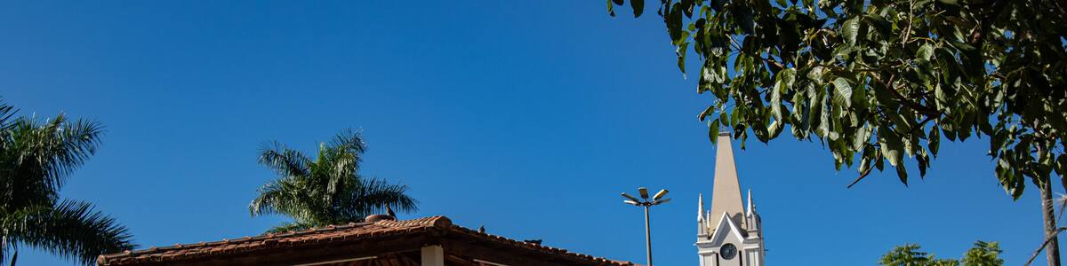 Praça da Igreja Matriz, cidade de Patrocinio Minas Gerais, Centro, triangulo Mineiro. 23 de maio de 2024.