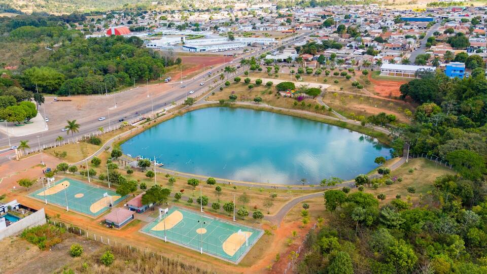 Parque das Araras em Campo Verde, Mato Grosso, Brasil