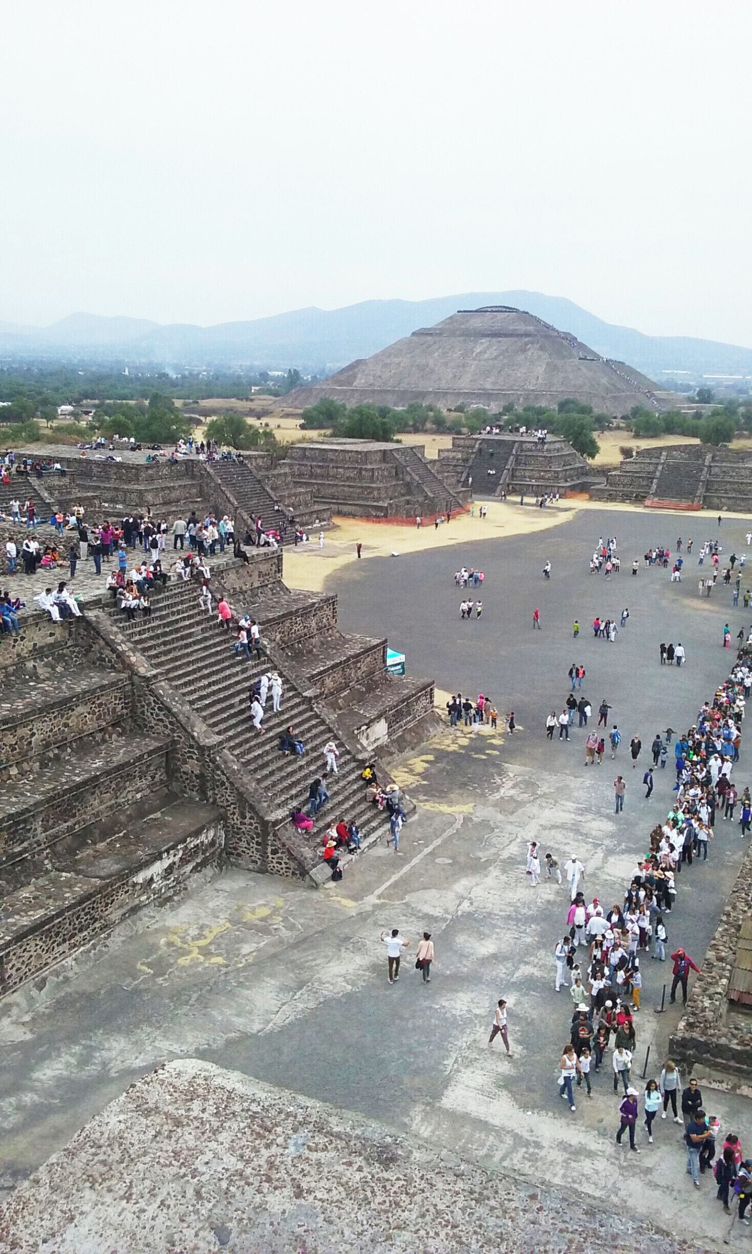 Great views from the Pyramid of the Moon.