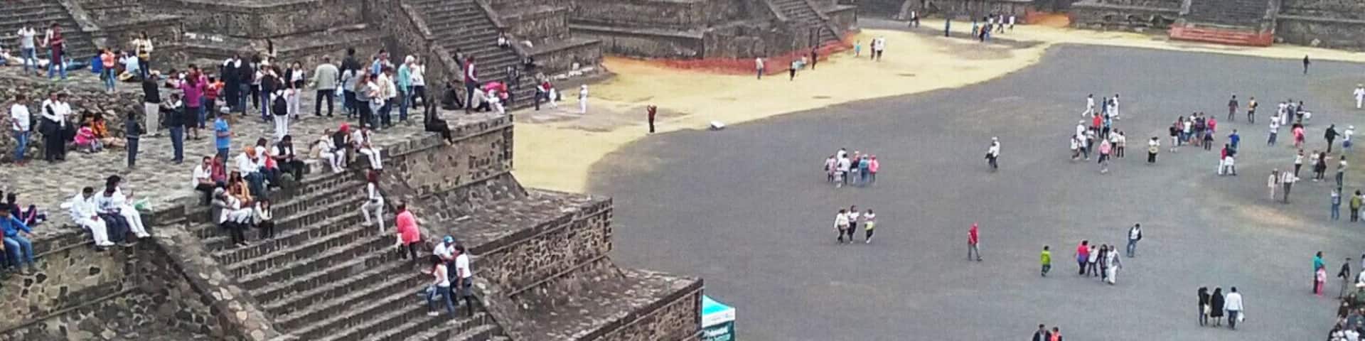 Great views from the Pyramid of the Moon.