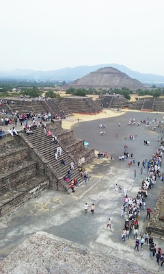 Great views from the Pyramid of the Moon.