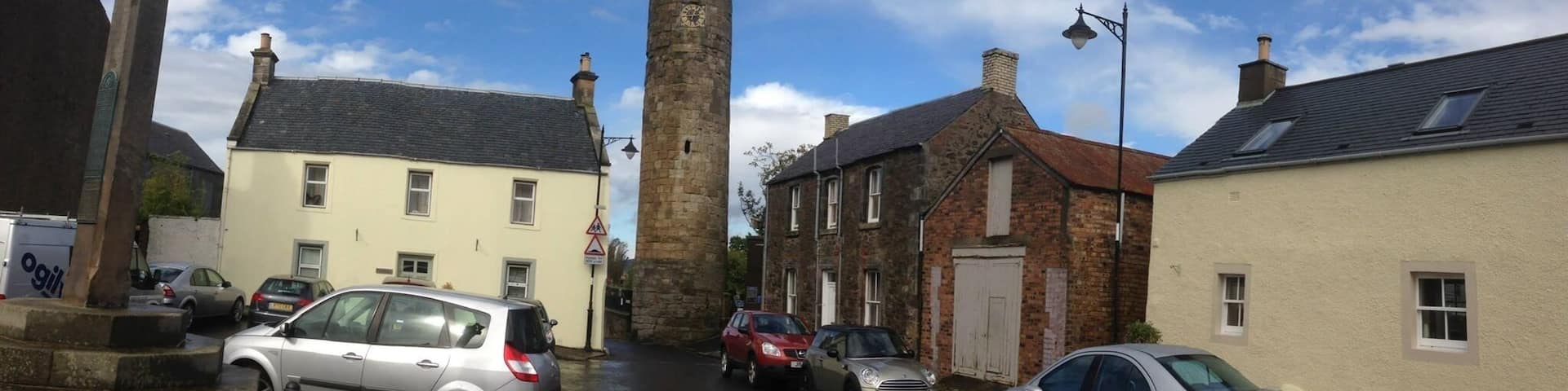 The Abernethy Round Tower. This is one of only two surviving examples of this sort of Tower, built in the Irish medieval style in Scotland. It is unusual as Abernethy was in the heart of the Pictish Kingdom.