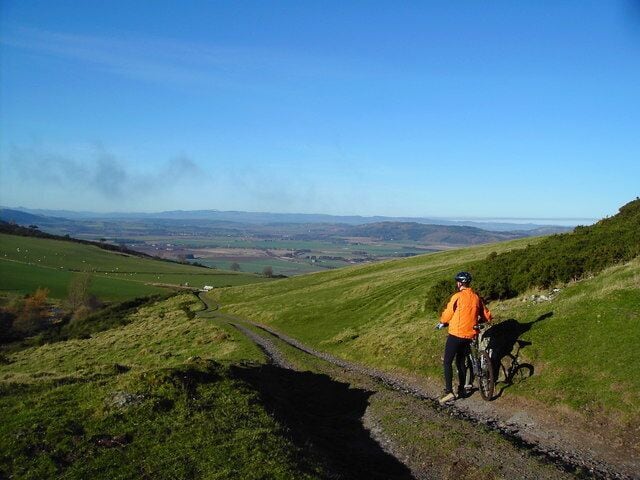 Gattaway Track Clear February day 2007. Earn valley in the distance.