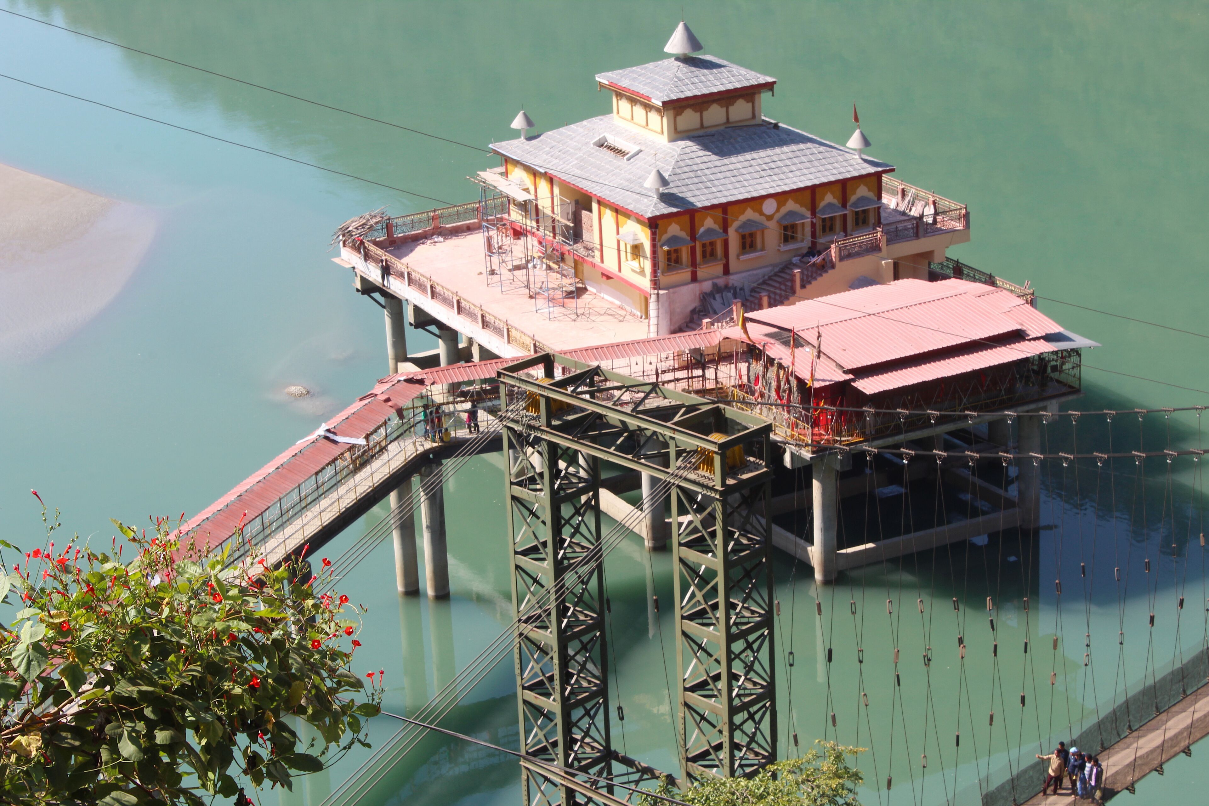 holy dhari devi temple in the pauri district of uttarakhand india