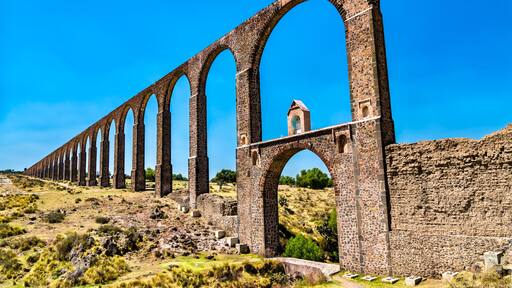Aqueduct of Padre Tembleque in Mexico