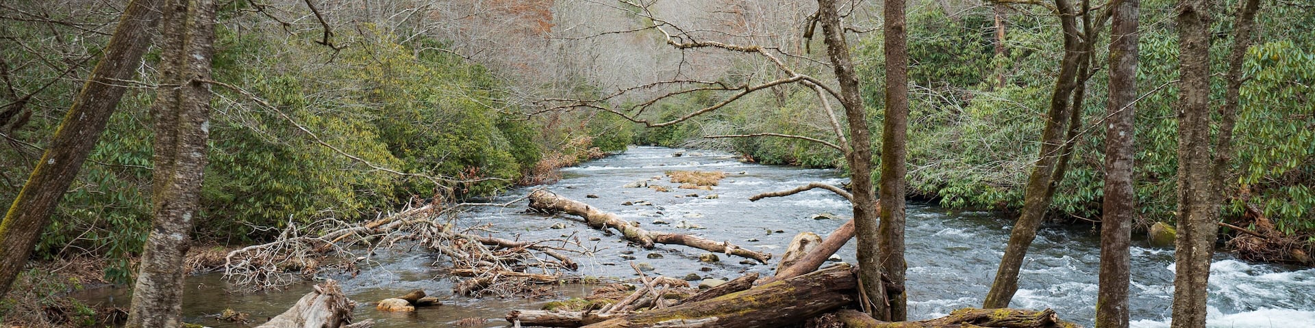 Deep Creek River in Winter