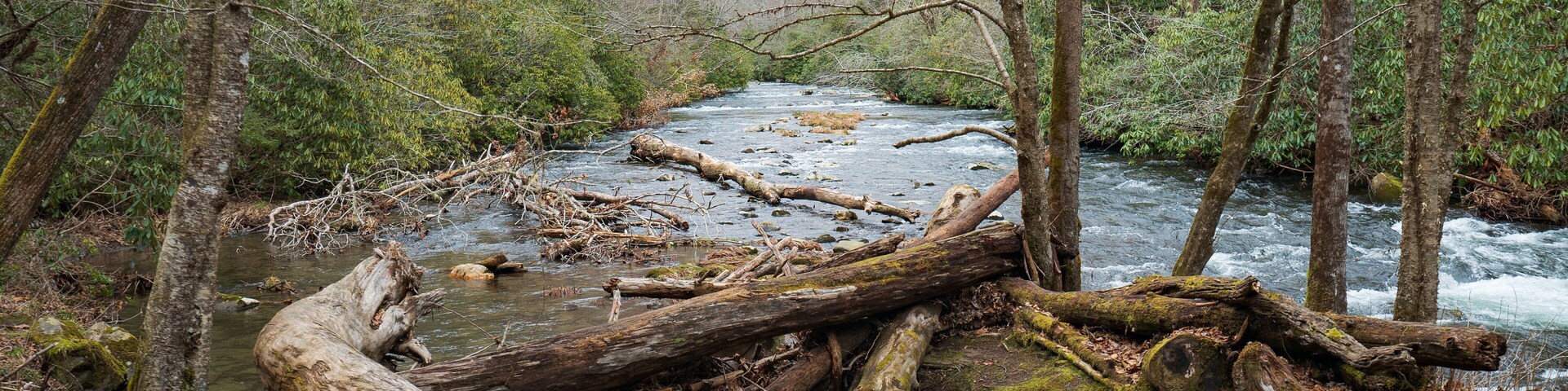 Deep Creek River in Winter