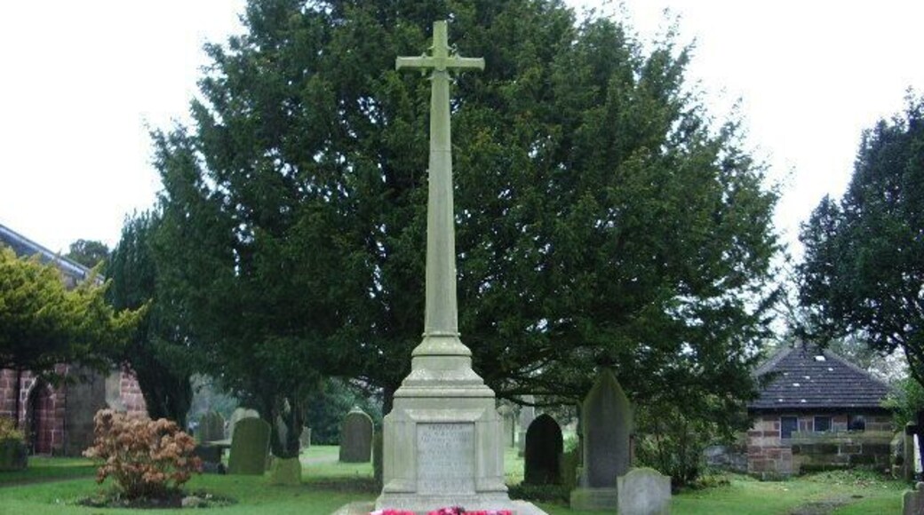 War memorial in St Mary's parish churchyard, Eccleston, Lancashire