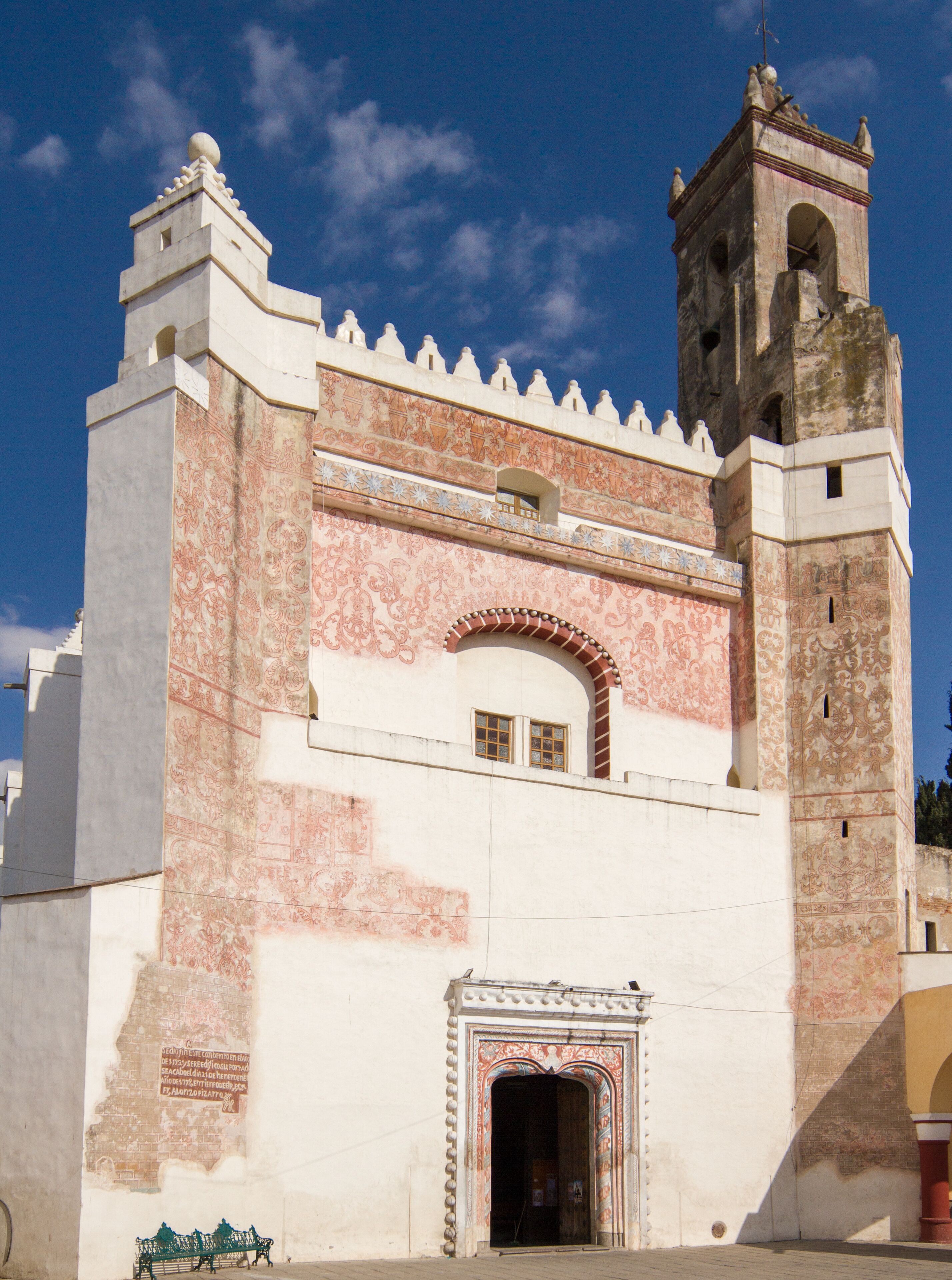 Tepeaca , Puebla ,Mexico, Ex convento , San Francisco de Asis , franciscano , 500 años ,  arquitectura , convento , iglesia ,tradición, color , edificio ,