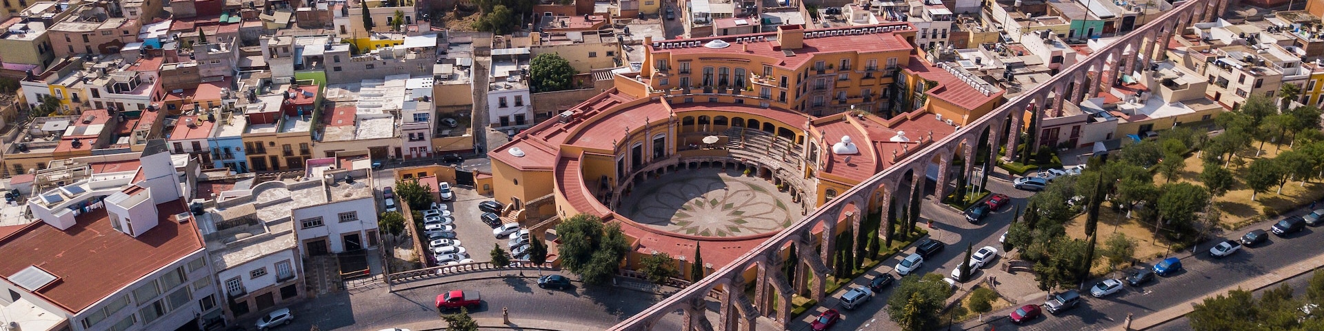 Daytime view of the urban skyline of Zacatecas City, Zacatecas, Mexico.