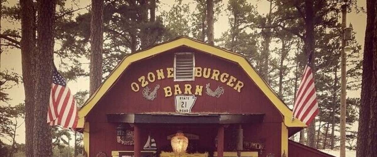 This is the Ozone Burger Barn. They have the best burgers. It is really the only thing in Ozone.