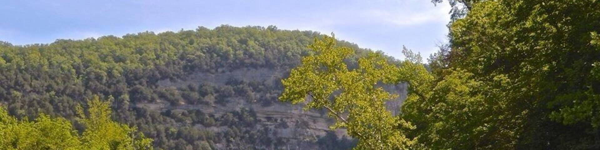 One of the best kayaking trips I have been on. The Buffalo National River is stunning. The large cliff lines are wonderful on this section of the river.