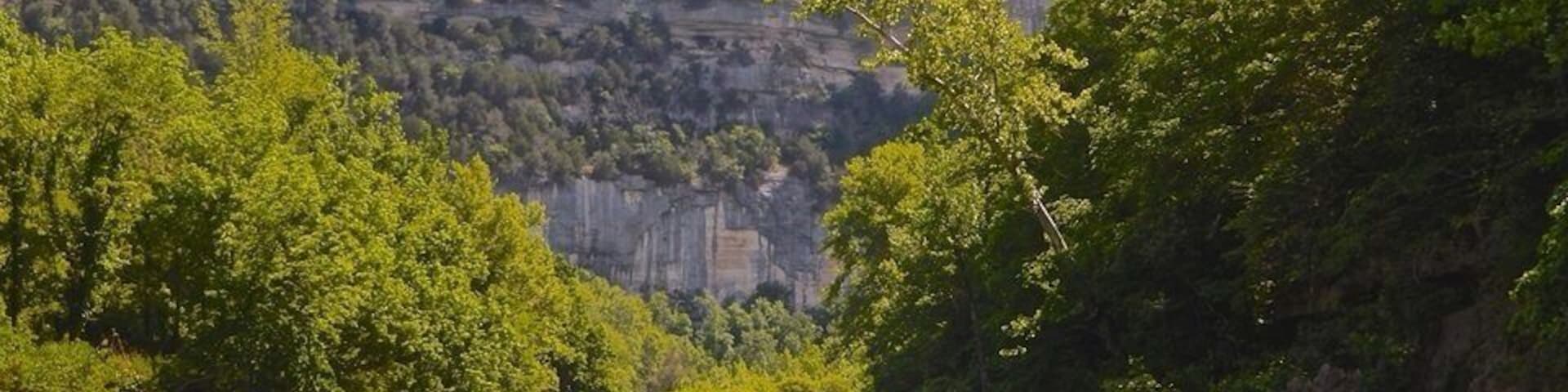 One of the best kayaking trips I have been on. The Buffalo National River is stunning. The large cliff lines are wonderful on this section of the river.