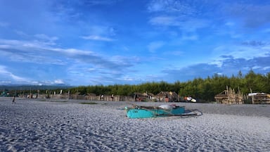 A nice stretch of beach with a very local vibe.