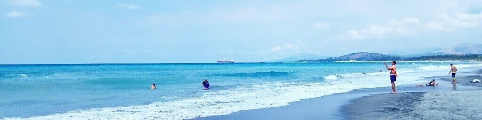 When waves are present, this place near Metro Manila is a good spot to surf. On a flat day, it's still a good spot to swim.  You can check Liwa in Zambales if you're up for the challenge.