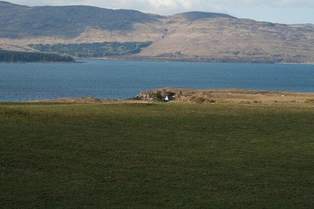 Sound of Mull and cottage