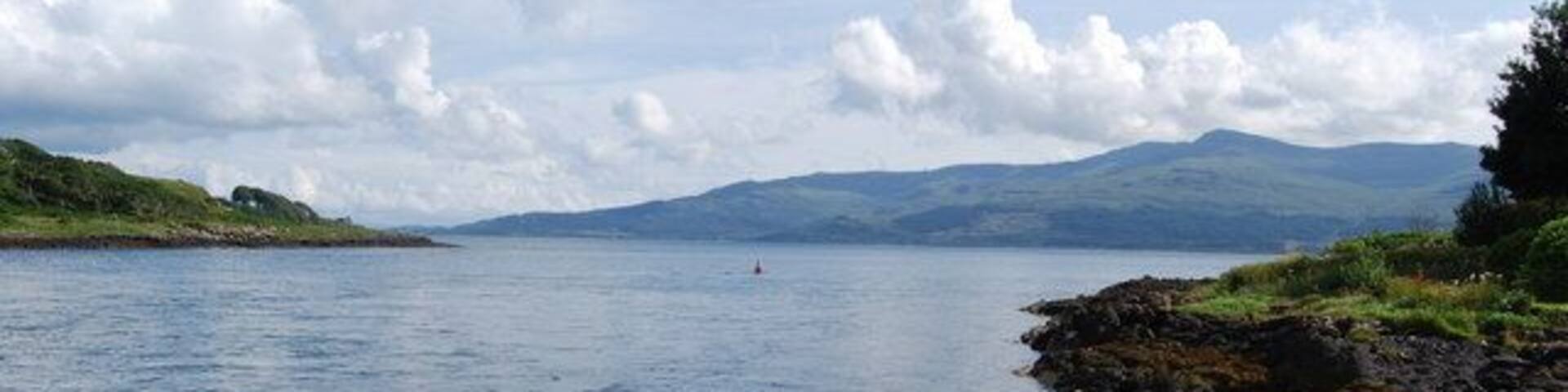 View of Mull from Lochaline Old Pier