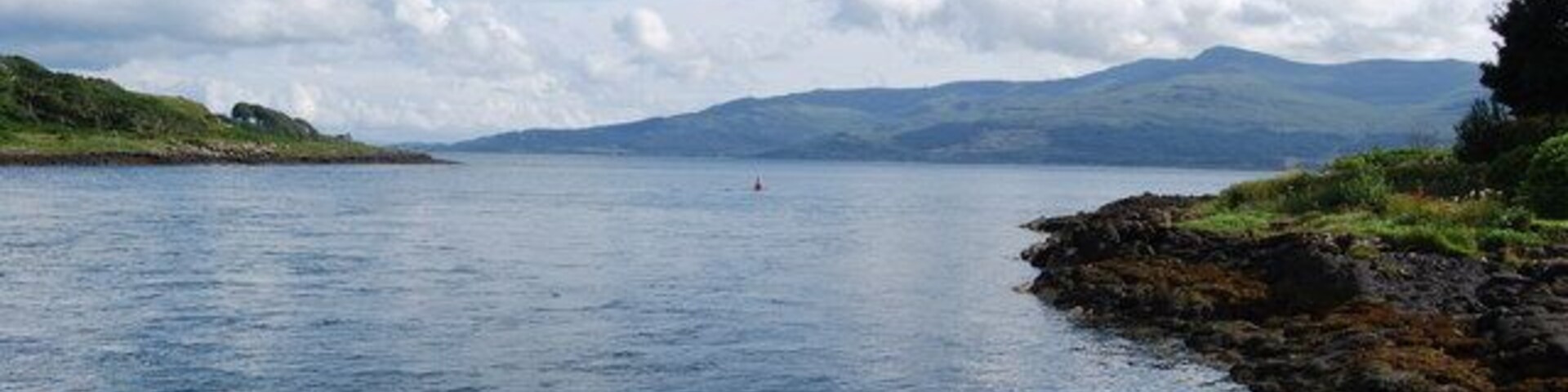 View of Mull from Lochaline Old Pier