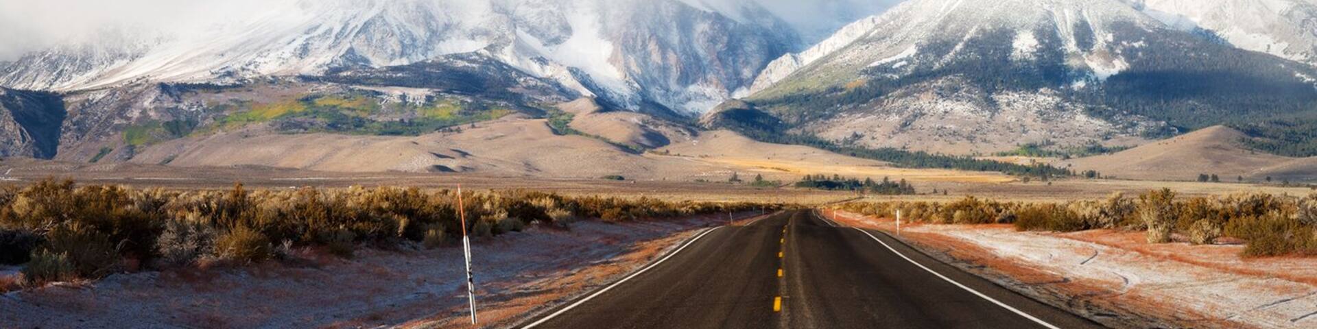 This is Highway 120, early fall but a storm had just passed on my way to Highway 395.
