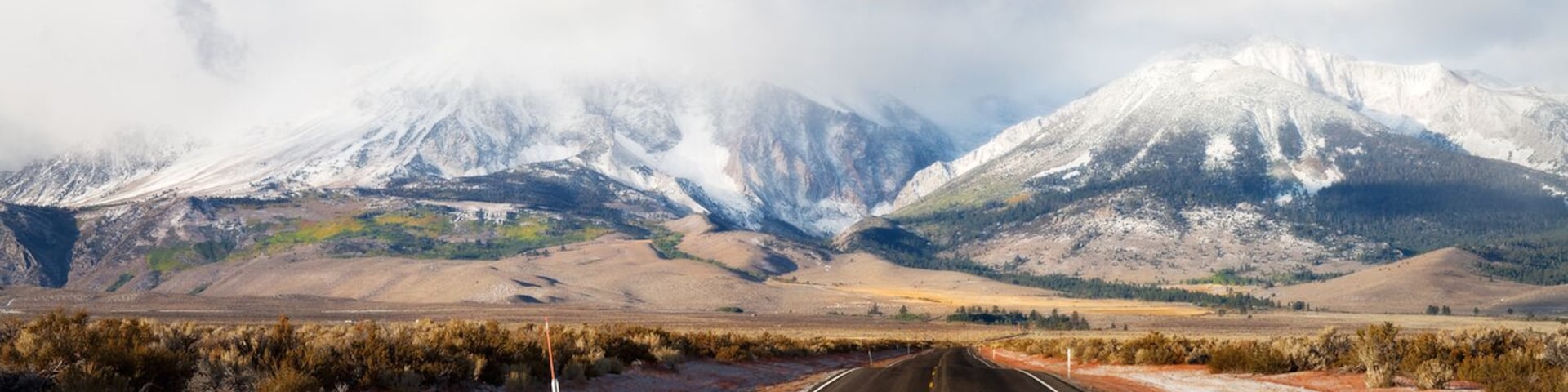 This is Highway 120, early fall but a storm had just passed on my way to Highway 395.