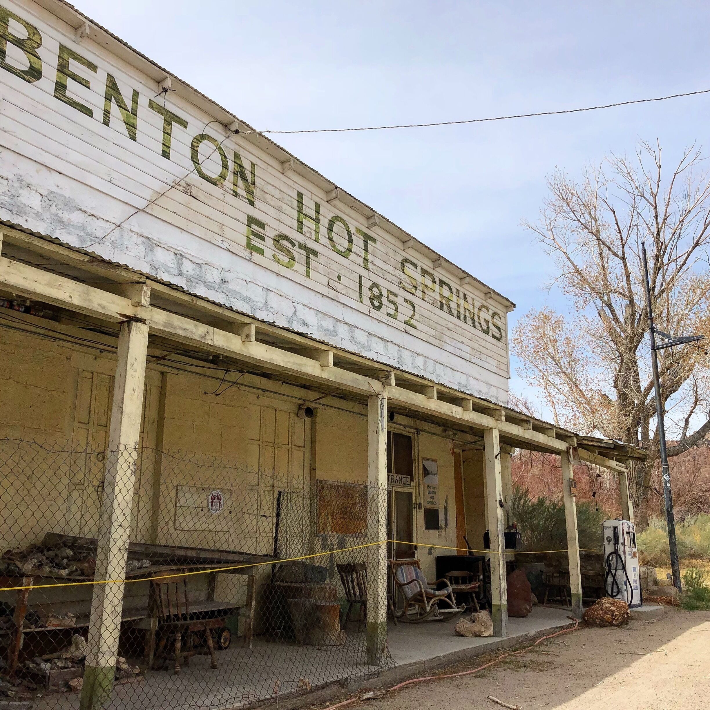 Really awesome place to relax. Surrounded by the beautiful terrain of the Eastern Sierra and the Volcanic Tablelands. 