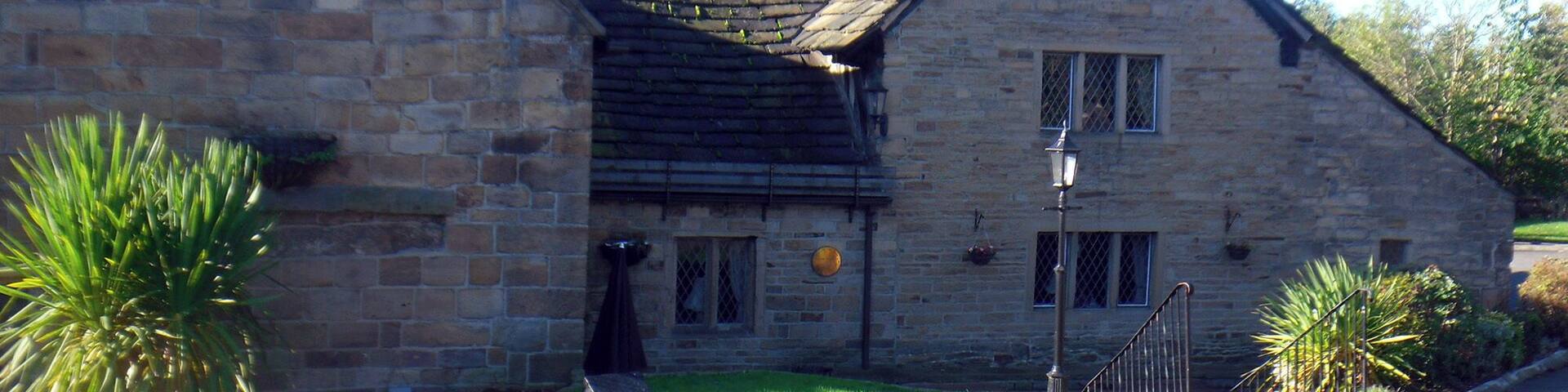 "Scientist & reformer Joseph Priestley born Fieldhead Birstall 1733 died Northumberland Pennsylvania 1804 lived here 1742-1852" - The Old Hall, 1 New North Road, Heckmondwike, West Yorkshire WF16 9DP