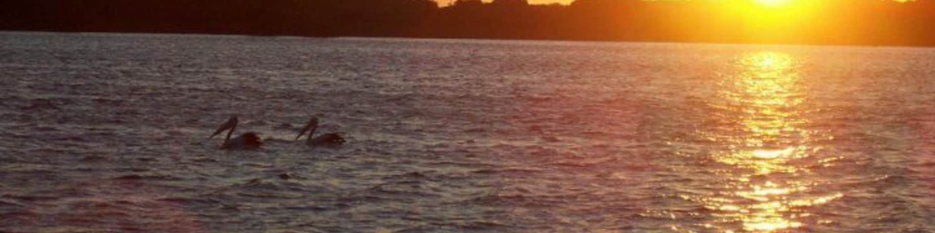 Sunset,lake richmond.Western australia