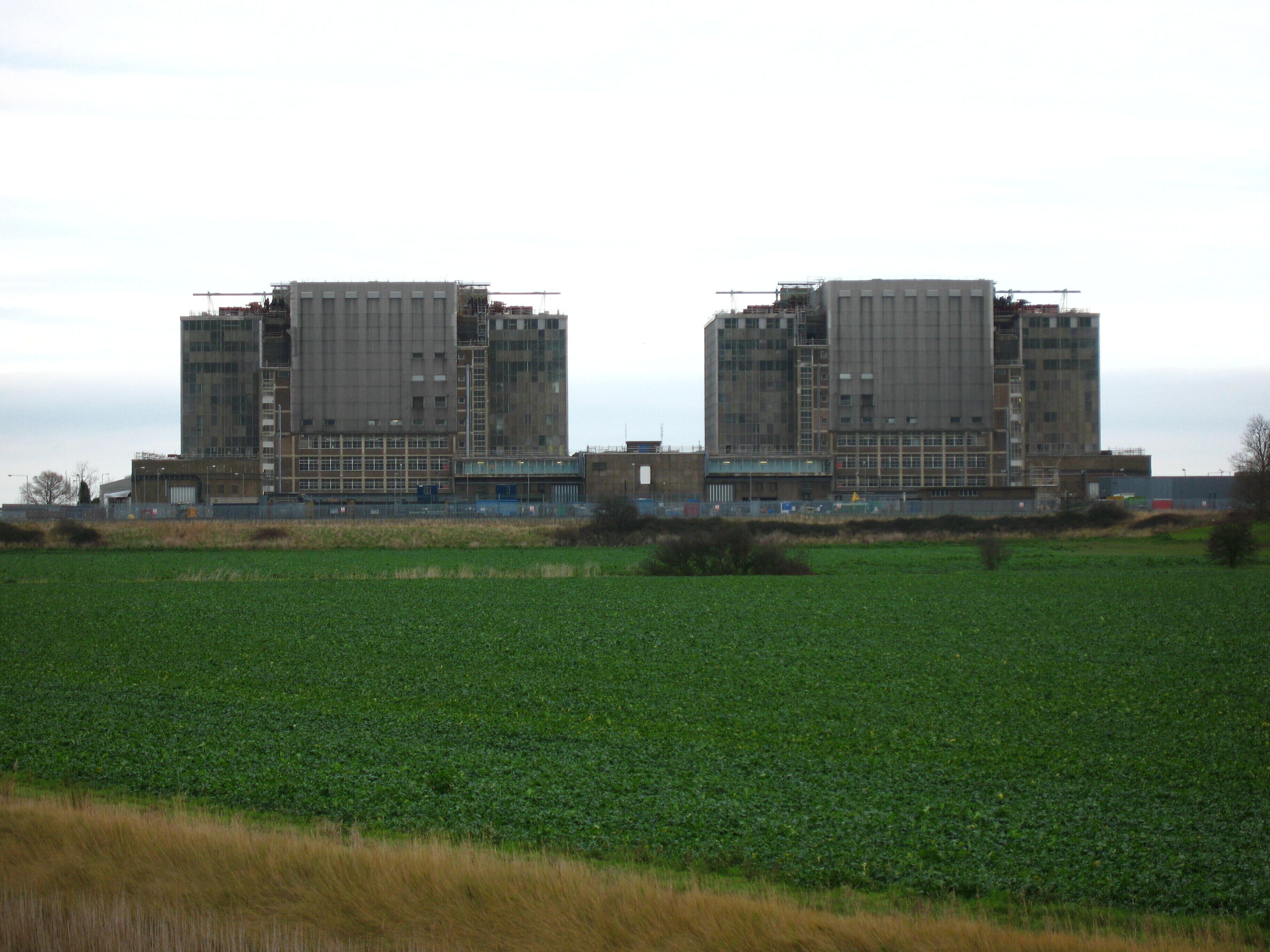 Bradwell Powerstation from the Sea Wall