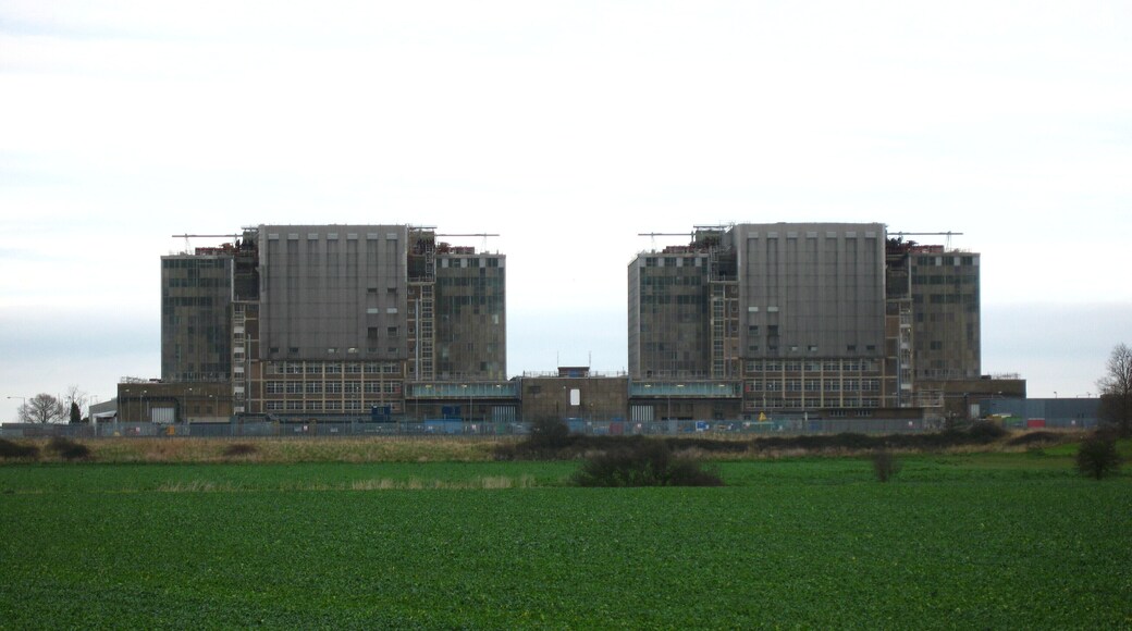 Bradwell Powerstation from the Sea Wall