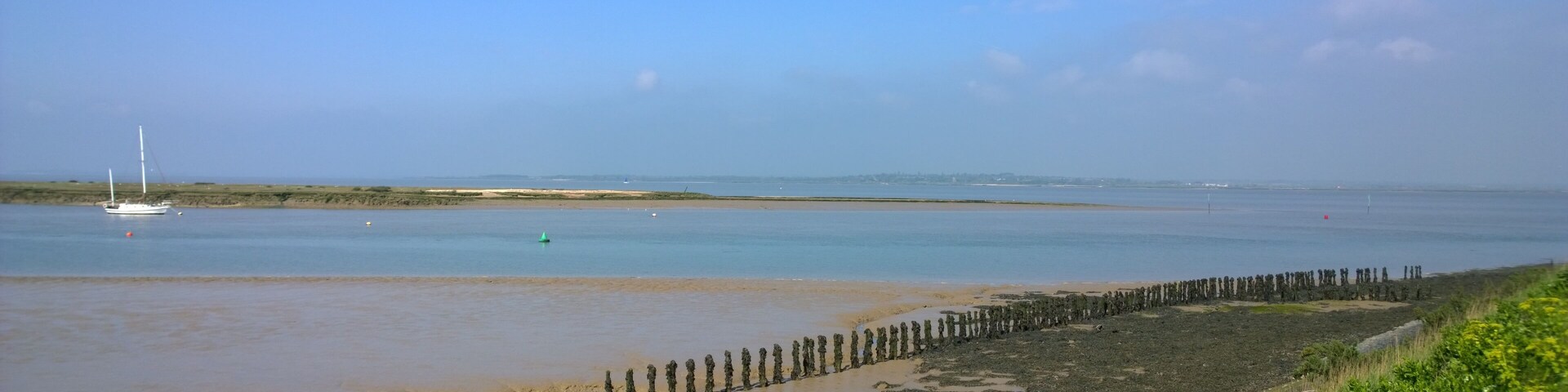 Looking East up Bradwell Creek
