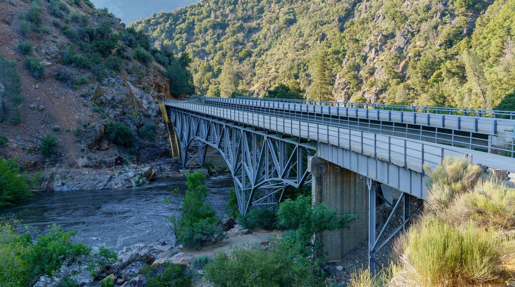 Johnsondale Bridge over Kern River in Camp Nelson, California