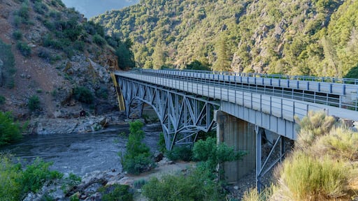 Johnsondale Bridge over Kern River in Camp Nelson, California