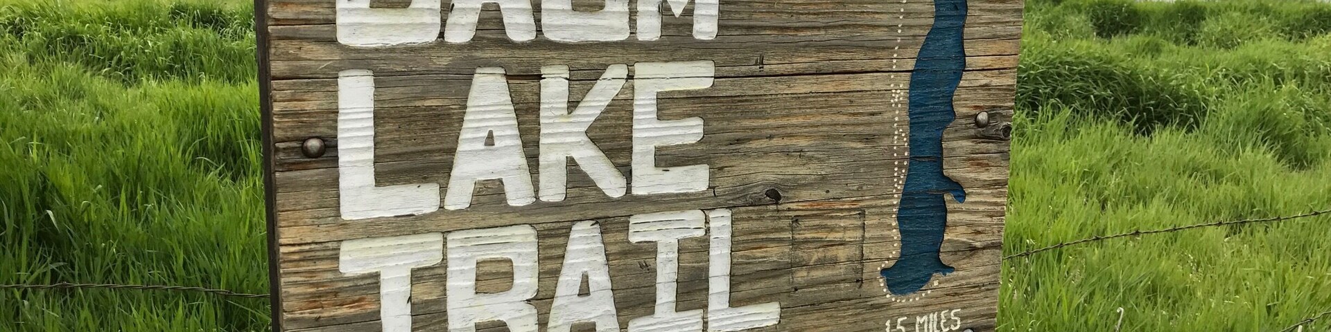 Nice trail from the fish hatchery around the lake