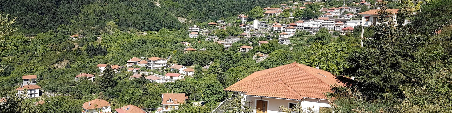 Vourgareli village in Epirus Arta Greece