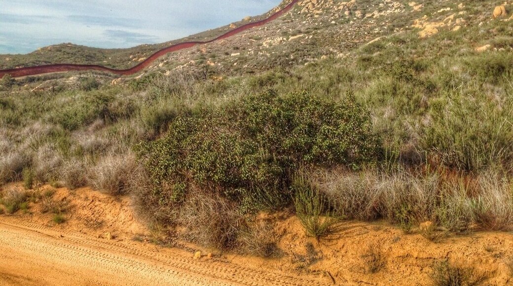 The US-Mex border fence.