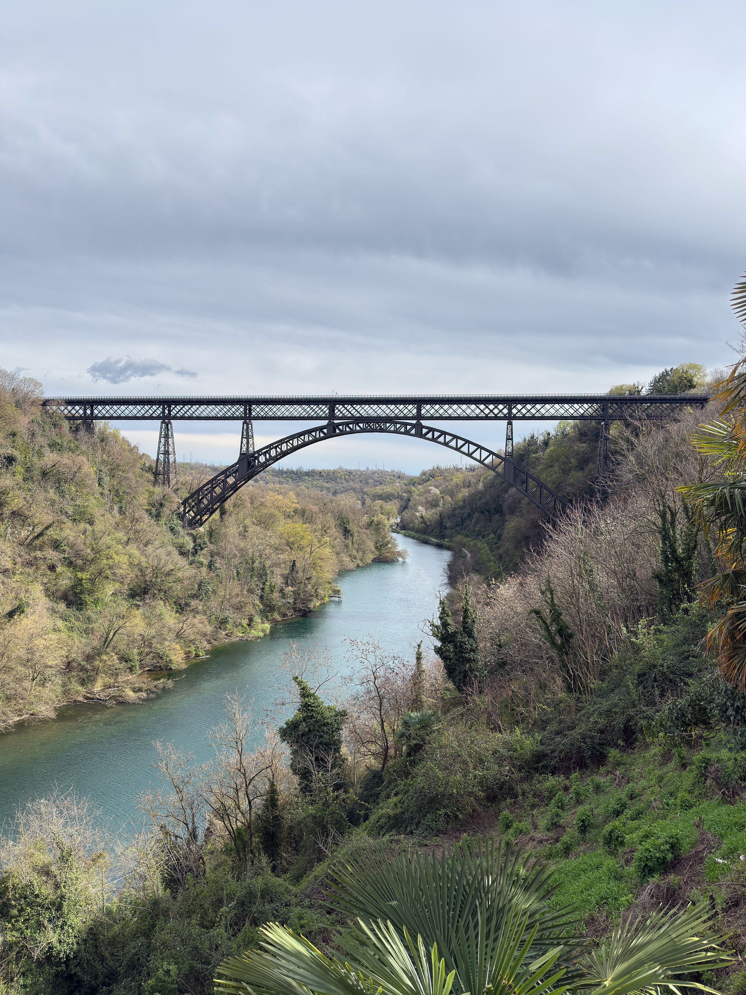 The famous San Michele bridge over the Adda river