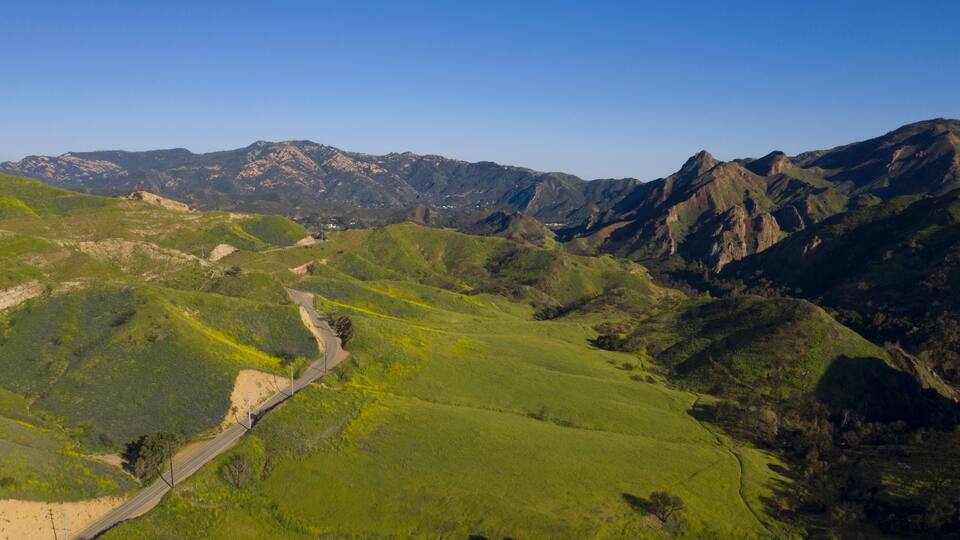 Riding in the Santa Monica Mountains