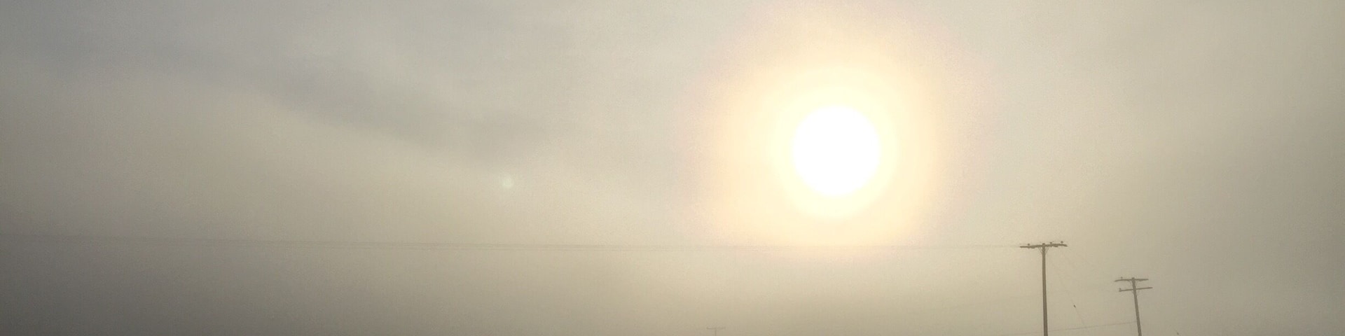 Some days are just like this. You can see the sun just past the fog so you know things will clear up soon enough so you can deal with the thick mess at hand.