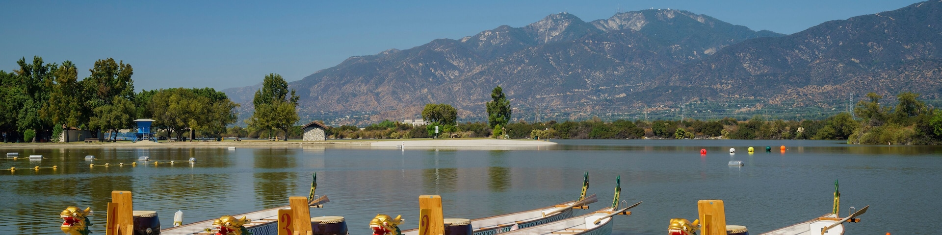 Dragon boat at Santa Fe Dam Recreation Area