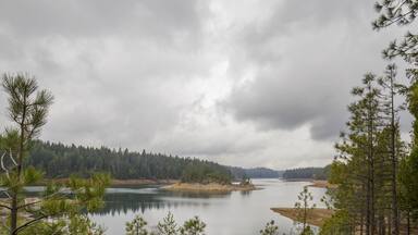 Stormy Paradise Lake
