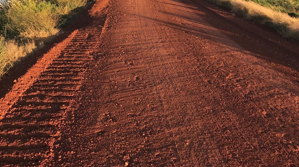 This place literally is carved out of the 'Red Road'