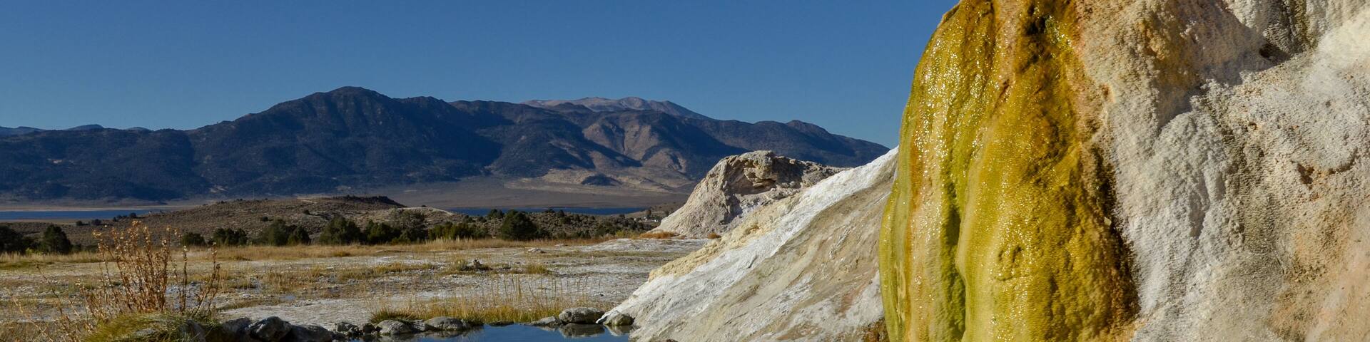 rock tub at Travertine Hot Springs Bridgeport, Mono county, California
