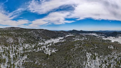 Mount laguna CA snow