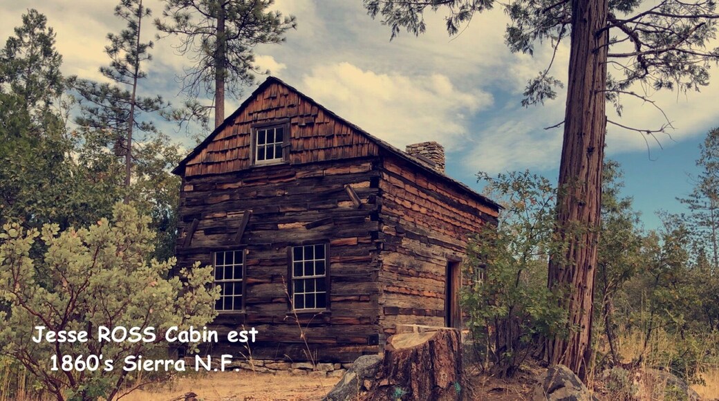 #jesserosscabin #historic #logcabin #est1860s #sierravistascenicbypass #sierranationalforest #sierramountains #highelevation #nature